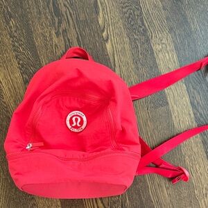 Lululemon Athletica Bright Red Backpack